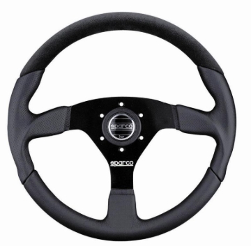 Picture of Sparco Steering Wheel L505 Lap 5 Blk/Blk/Blk