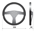 Picture of Sparco Steering Wheel 383 Suede Black