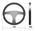 Picture of Sparco Steering Wheel L505 Lap 5 Blk/Blk/Blk