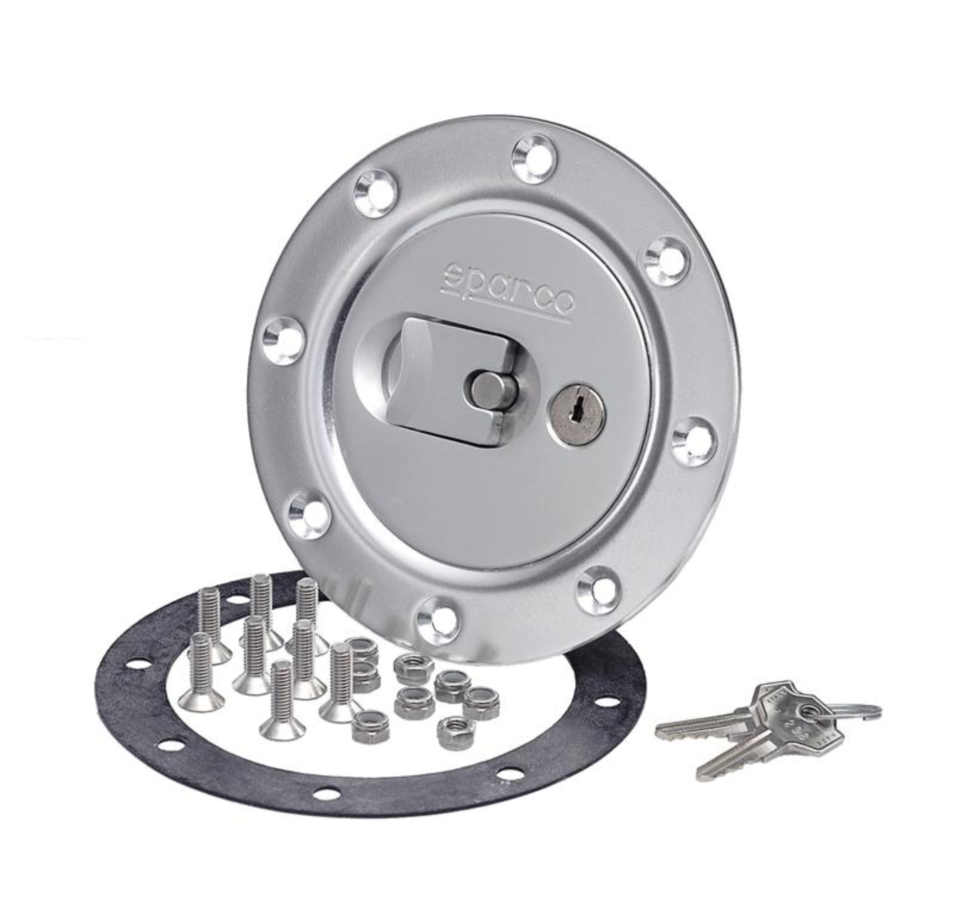 Picture of Sparco Fuel Cap Locking Brushed Alum