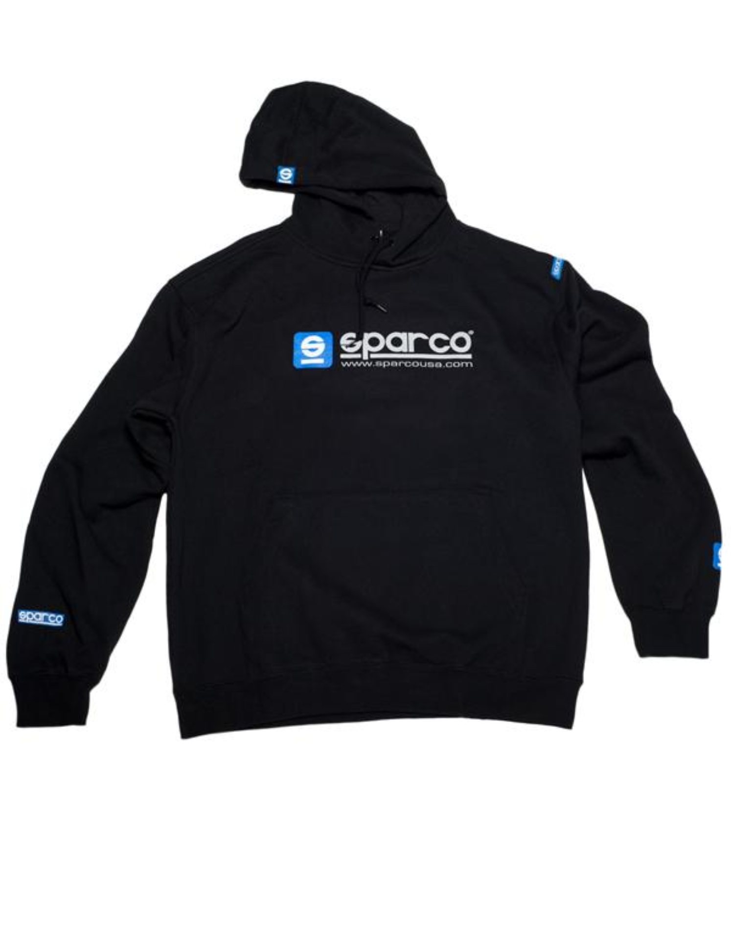 Picture of Sparco Sweatshirt Hooded WWW Blk Xsml