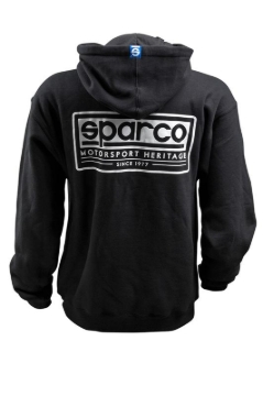 Picture of Sparco Sweatshirt Hooded Heritage Blk Xs
