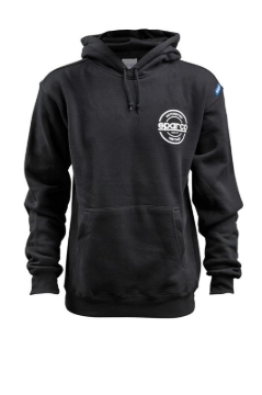 Picture of Sparco Sweatshirt Hooded S-Seal Blk Lrg