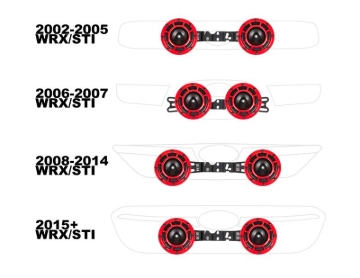 Picture of GrimmSpeed 02-21 Subaru WRX / 04-21 Subaru STI BroTie Hella Horn Mounting Bracket