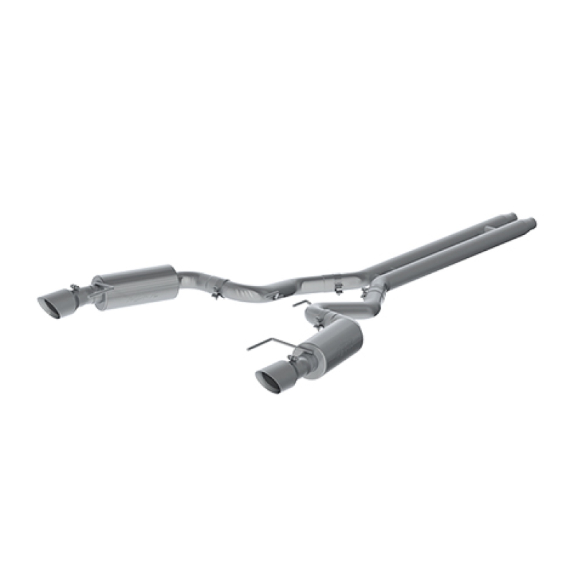 Picture of MBRP 15 Ford Mustang GT 5.0 Convertible T409 3in Cat Back Dual Split Rear Exit (Street Version)
