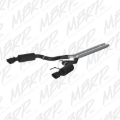 Picture of MBRP 15 Ford Mustang GT 5.0 Convertible Black 3in Cat Back Dual Split Rear Exit (Street Version)