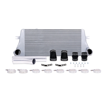 Picture of Mishimoto 94-02 Dodge Ram 2500 5.9L Cummins Intercooler Kit w/ Pipes (Silver)