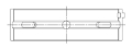 Picture of ACL GTR Standard Sized High Performance Main Bearing Set (Version 4 Block)