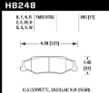 Picture of Hawk Performance HAWK DTC-50 Brake Pad Sets - HB248V.650