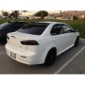 Picture of BLOX Racing 08+ Mitsubishi Lancer Vortex Generator - ABS Black
