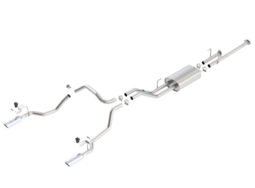 Picture of Borla 14-15 Toyota Tundra 4.6L/5.7L Crew Max SB DC SB Touring Cat Back Exhaust Dual Split Rear Exit