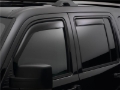 Picture of WeatherTech 13+ Hyundai Santa Fe Sport Front Rear Side Window Deflectors - Dark Smoke