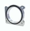 Picture of Torque Solution Throttle Body Spacer (Silver) Ford F-150 3.5L Ecoboost / 3.7L V6