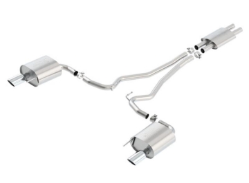 Picture of Borla ATAK Cat Back 15 Ford Mustang 3.7L V6 MT/AT 2.25in Pipe 4in Single Round Rolled Tips