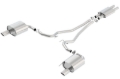 Picture of Borla Cat Back 15-17 Ford Mustang 3.7L V6 MT/AT 2.25in Pipe 4in Single Round Rolled Tips