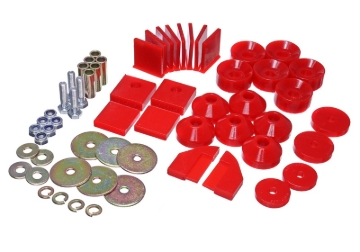 Picture of Energy Suspension 86-95 Suzuki Samurai Red Body Mount Set