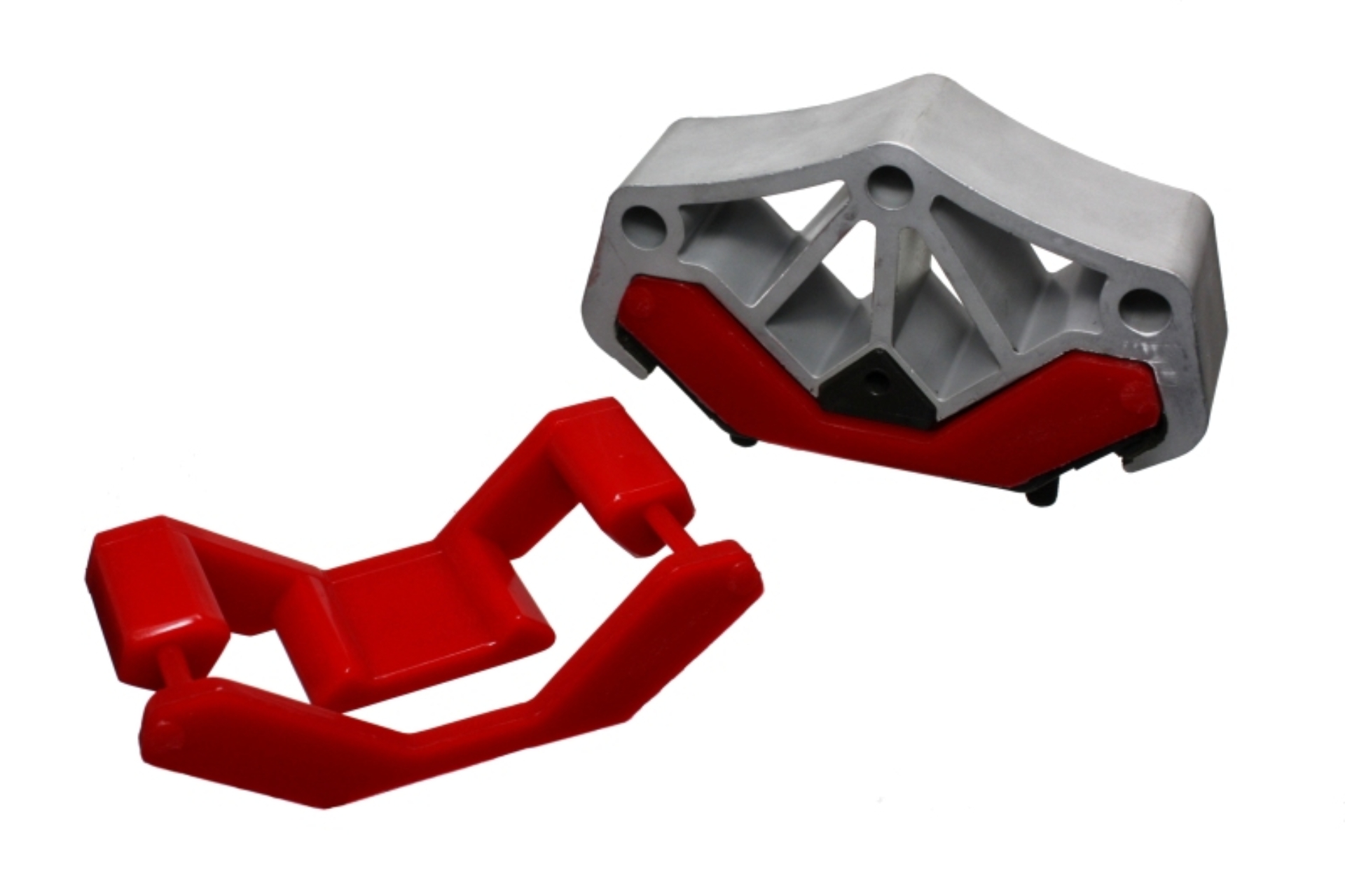 Picture of Energy Suspension 2011+ Ford Mustang w/ MT-82 Trans Red Trans Mount Insert Set