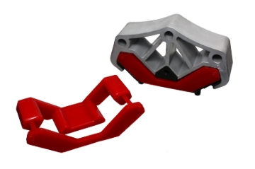 Picture of Energy Suspension 2011+ Ford Mustang w/ MT-82 Trans Red Trans Mount Insert Set