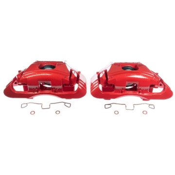 Picture of Power Stop 03-04 Audi A6 Front Red Calipers - Pair