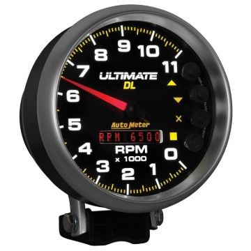 Picture of Autometer 5 inch Ultimate DL Playback Tachometer 11000 RPM - Black