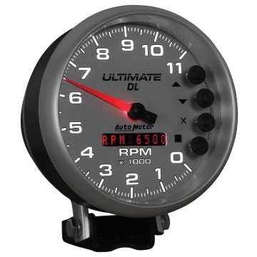 Picture of Autometer 5 inch Ultimate DL Playback Tachometer 11000 RPM - Silver