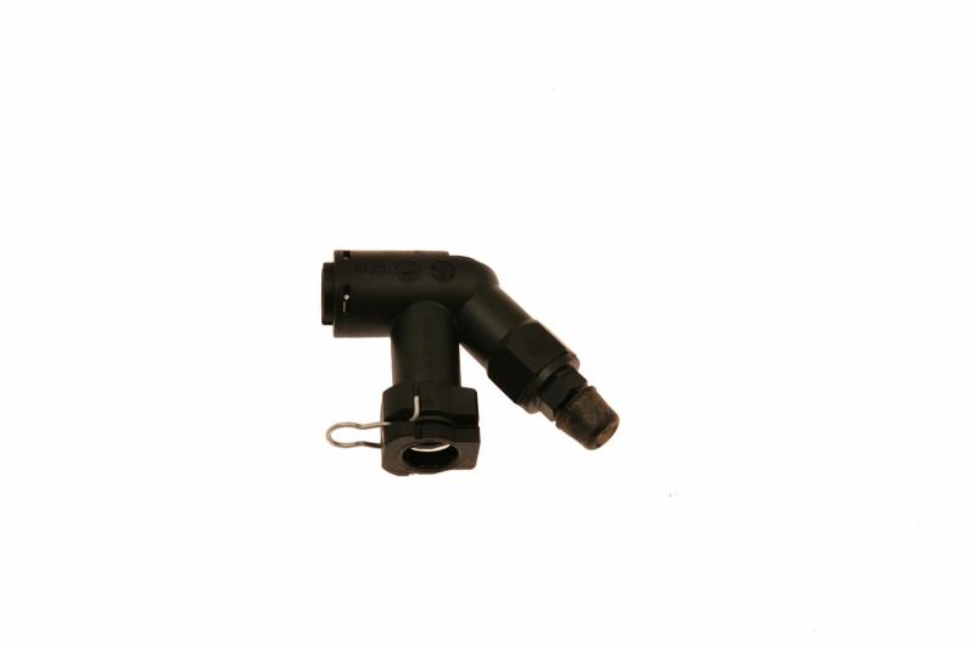 Picture of McLeod Fitting Elbow Connector W/Bleed Screw For Wire Clip Male Plug In Fittings