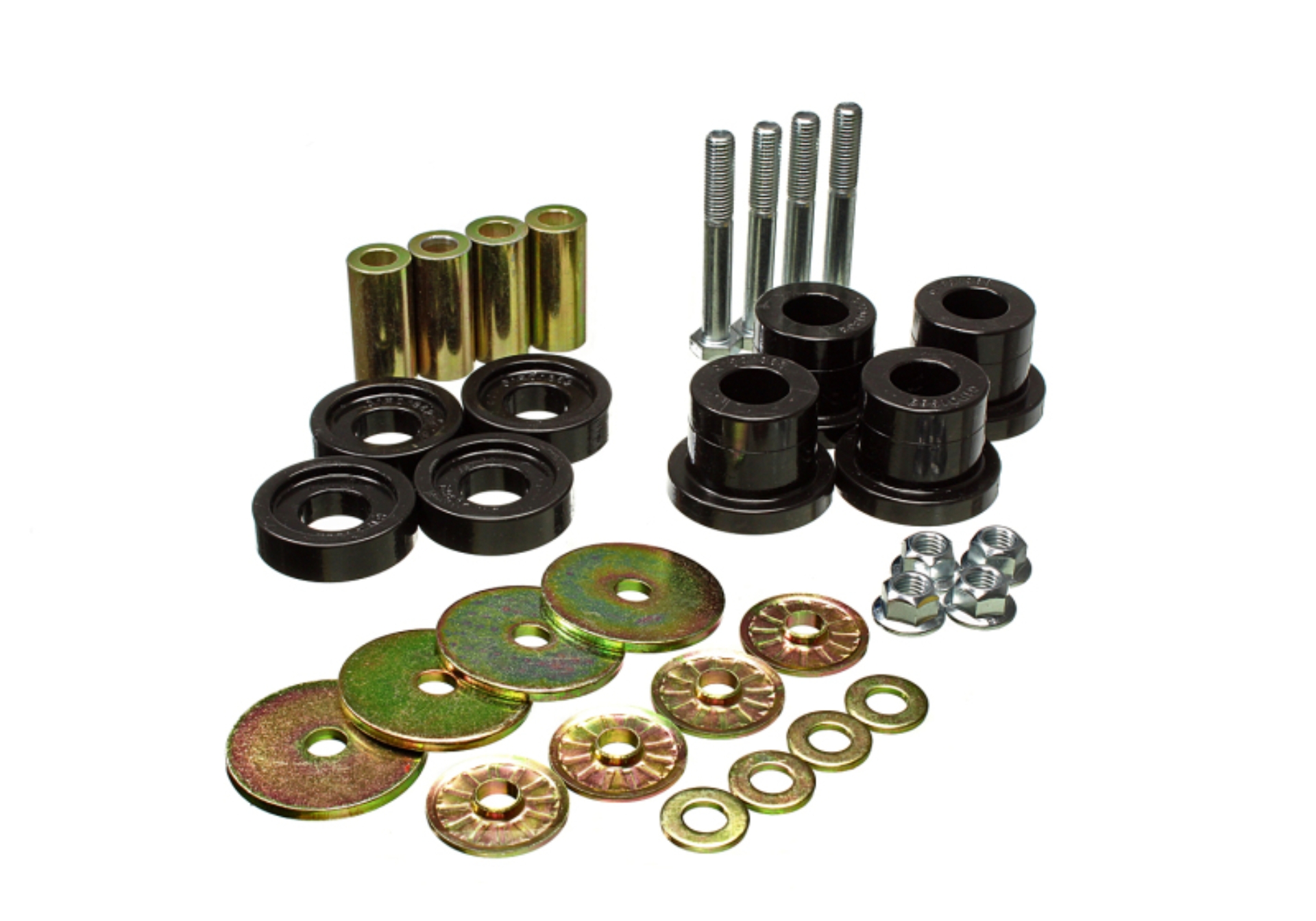 Picture of Energy Suspension 07-20 Chevrolet Suburban/Tahoe 1500 4WD Front Diff Bushing Set - Black