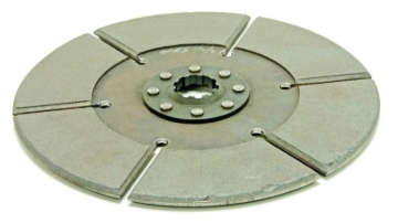 Picture of McLeod Disc Sintered Iron LCF 10.5inX1-1/8X10 Spline Solid Hub 8 Riv .330 Thick