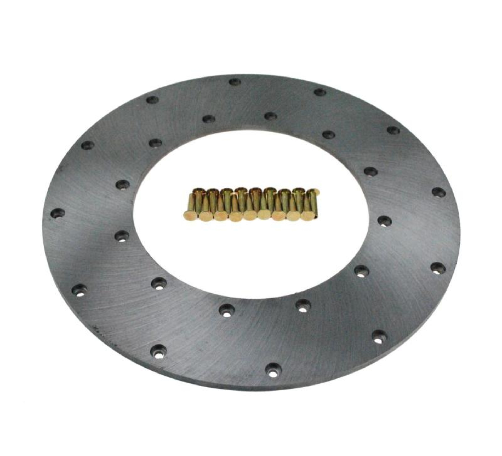Picture of McLeod Heatshield Steel 18 Rivet Pattern 10.5in O.D. .140 Thick
