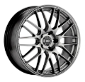 Picture of Enkei EKM3 18x8 5x112 Bolt Pattern 45mm Offset 72.6 Bore Dia Performance Hyper Silver Wheel