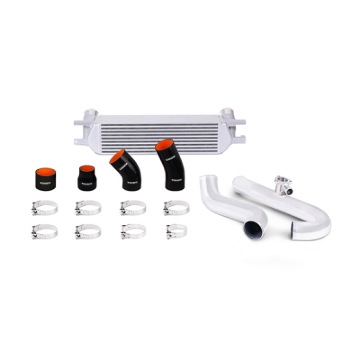 Picture of Mishimoto 2015 Ford Mustang EcoBoost Performance Intercooler Kit - Silver Core Polished Pipes