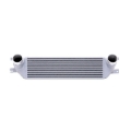 Picture of Mishimoto 2015 Ford Mustang EcoBoost Performance Intercooler Kit - Silver Core Wrinkle Black Pipes