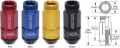 Picture of Project Kics Leggdura Racing Shell Type Lug Nut 53mm Open-End Look 16 Pcs + 4 Locks 12X1.5 Blue