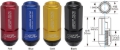 Picture of Project Kics Leggdura Racing Shell Type Lug Nut 53mm Open-End Look 16 Pcs + 4 Locks 12X1.5 Blue
