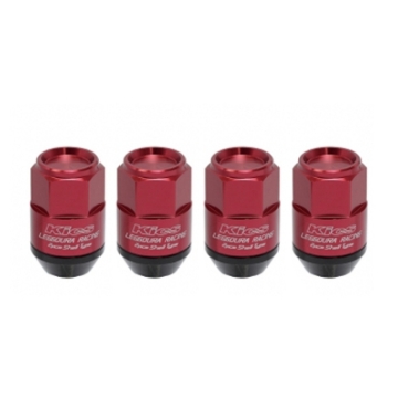 Picture of Project Kics Leggdura Racing Shell Type Lug Nut 35Mm Closed-End Look 16 Pcs + 4 Locks 12X1.25 Red
