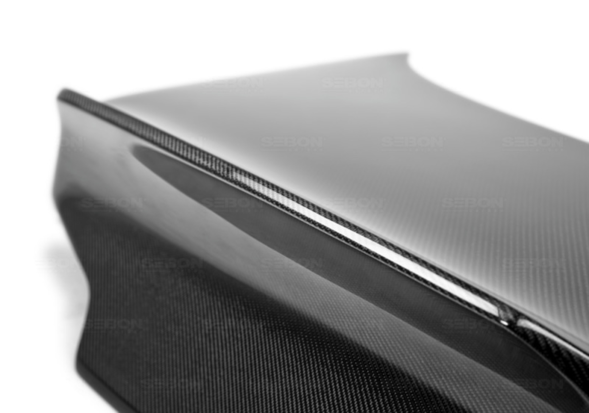 Picture of Seibon 03-07 Infiniti G35 2-door C-Style Carbon Fiber Trunk/Hatch