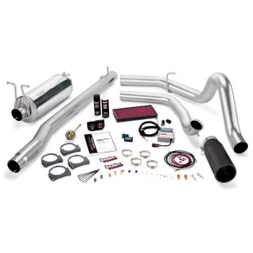 Picture of Banks Power 99 Ford 7.3L F250/350 Auto Stinger System - SS Single Exhaust w/ Black Tip