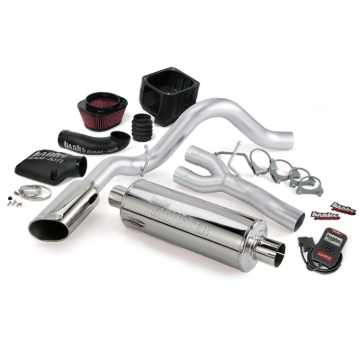 Picture of Banks Power 03-06 Chevy 4.8-5.3L EC/CCSB Stinger System - SS Single Exhaust w/ Chrome Tip
