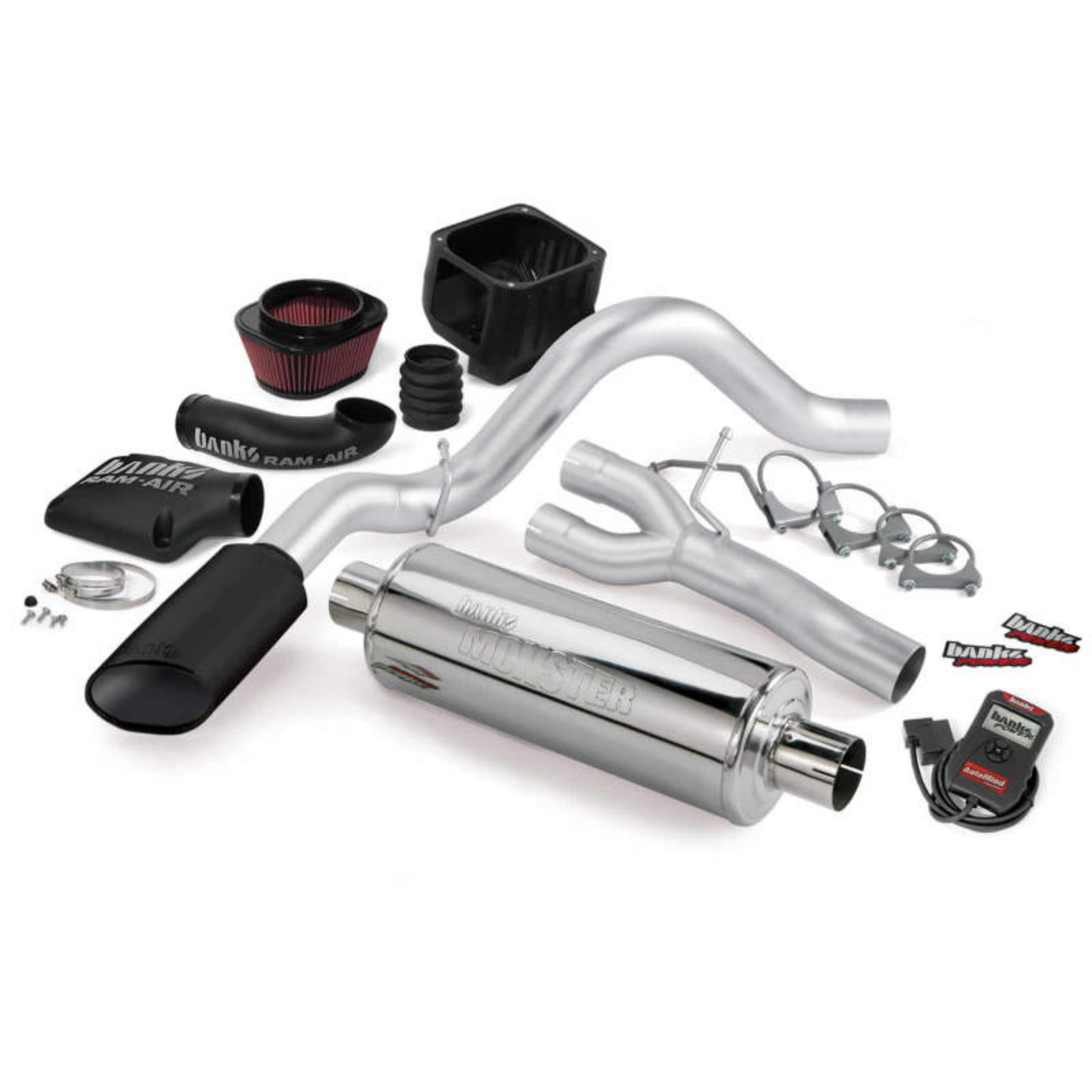 Picture of Banks Power 09 Chevy 4.8L CCSB-FFV Stinger System - SS Single Exhaust w/ Black Tip