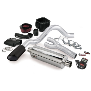 Picture of Banks Power 10 Chevy 5.3L CCSB FFV Stinger System - SS Single Side-Exit Exhaust w/ Black Tip