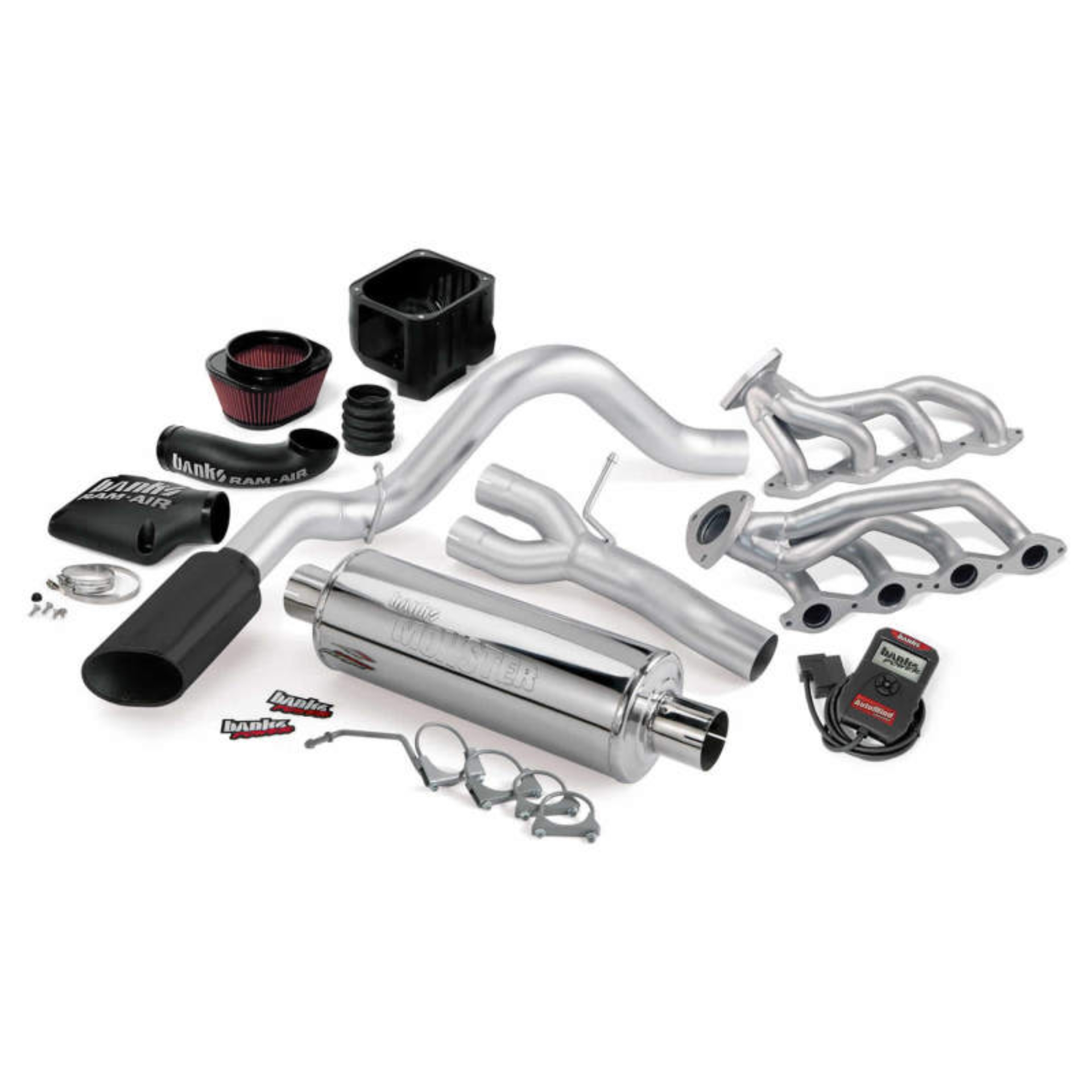 Picture of Banks Power 02-06 Chevy 4.8-5.3L 1500-SCSB PowerPack System - SS Single Exhaust w/ Black Tip