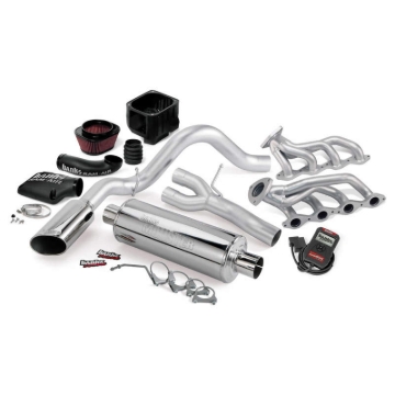 Picture of Banks Power 03-06 Chevy 4.8-5.3L EC/CCSB PowerPack System - SS Single Exhaust w/ Chrome Tip