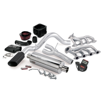 Picture of Banks Power 02 Chevy 4.8-5.3L 1500-ECSB PowerPack System - SS Single Exhaust w/ Black Tip