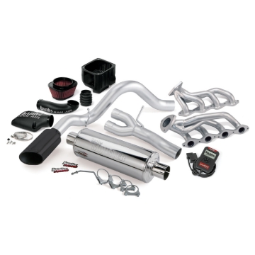 Picture of Banks Power 03-06 Chevy 4.8-5.3L EC/CCSB PowerPack System - SS Single Exhaust w/ Black Tip
