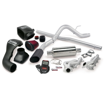 Picture of Banks Power 04-08 Ford 5.4L F-150 SCLB/ECMB PowerPack System - SS Single Exhaust w/ Black Tip