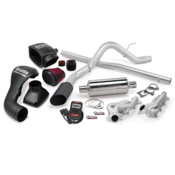 Picture of Banks Power 04-08 Ford 5.4L F-150 CCSB PowerPack System - SS Single Exhaust w/ Black Tip