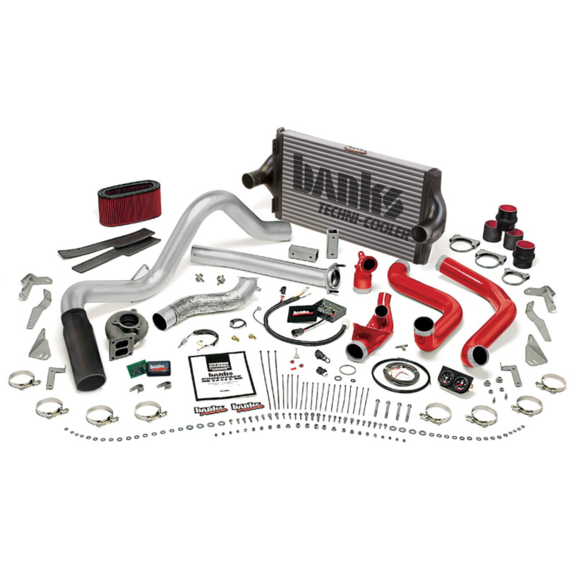 Picture of Banks Power 94-95.5 Ford 7.3L Auto PowerPack System - SS Single Exhaust w/ Black Tip