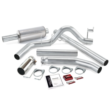 Picture of Banks Power 02 Dodge 5.9L Std Cab Git-Kit - SS Single Exhaust w/ Chrome Tip