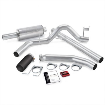 Picture of Banks Power 02 Dodge 5.9L Std Cab Git-Kit - SS Single Exhaust w/ Black Tip