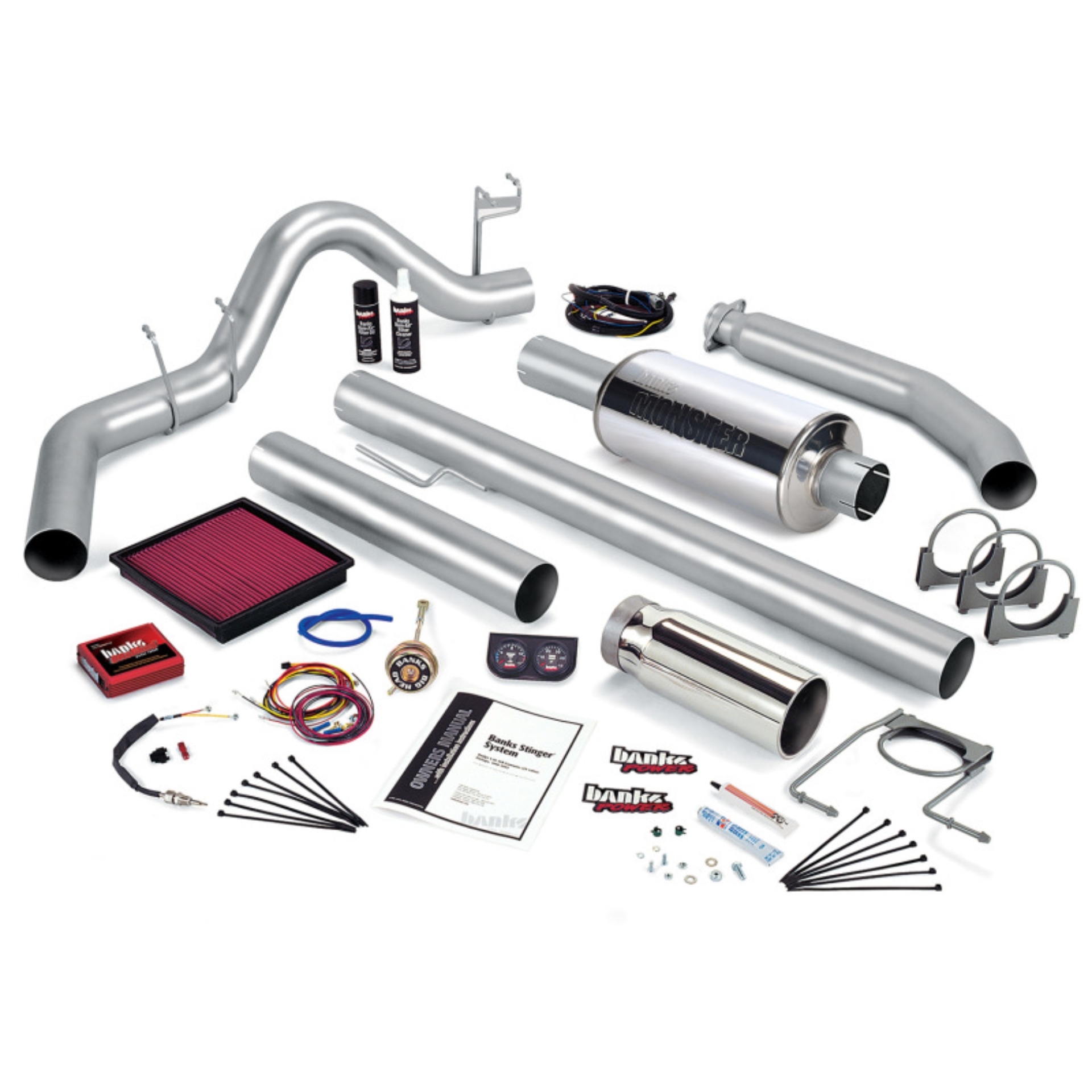 Picture of Banks Power 02 Dodge 5.9L 235Hp Std Cab Stinger System - SS Single Exhaust w/ Chrome Tip